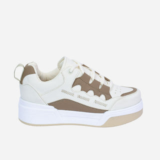 tenis beige para dama