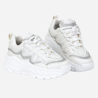 Tenis Blancos Altos - Diamond