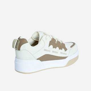 tenis beige mujer