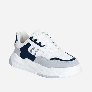 TENIS BLANCOS CON AZUL - TRUENO