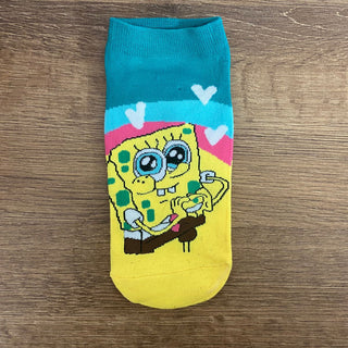 Medias tobilleras - Calcetines diseño Bob sponja