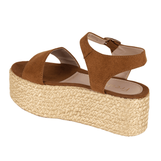 Sandalias Plataforma Elegantes Cafes - Sara | FRESHKA CO